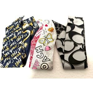 3 coach scarves